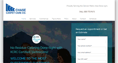 Desktop Screenshot of chasecarpetcare.com